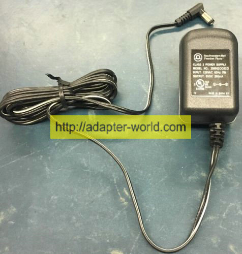 *100% Brand NEW* SOUTHWESTERN BELL 280902OO3CO AC WALL CHARGER 9VDC 200mA POWER ADAPTER FREEDOM PHONE Free shi